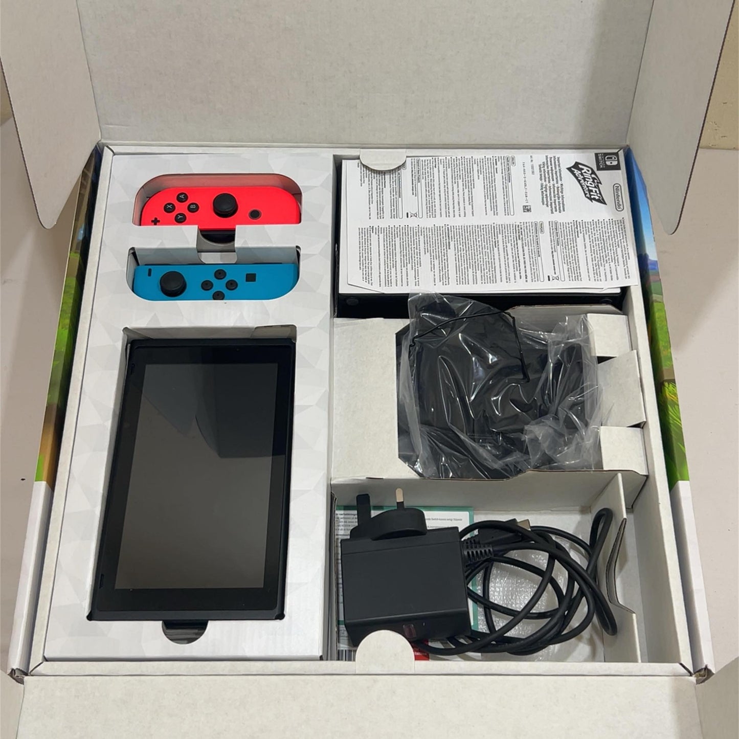 Nintendo Switch Ring Fit Adventure bundle with box