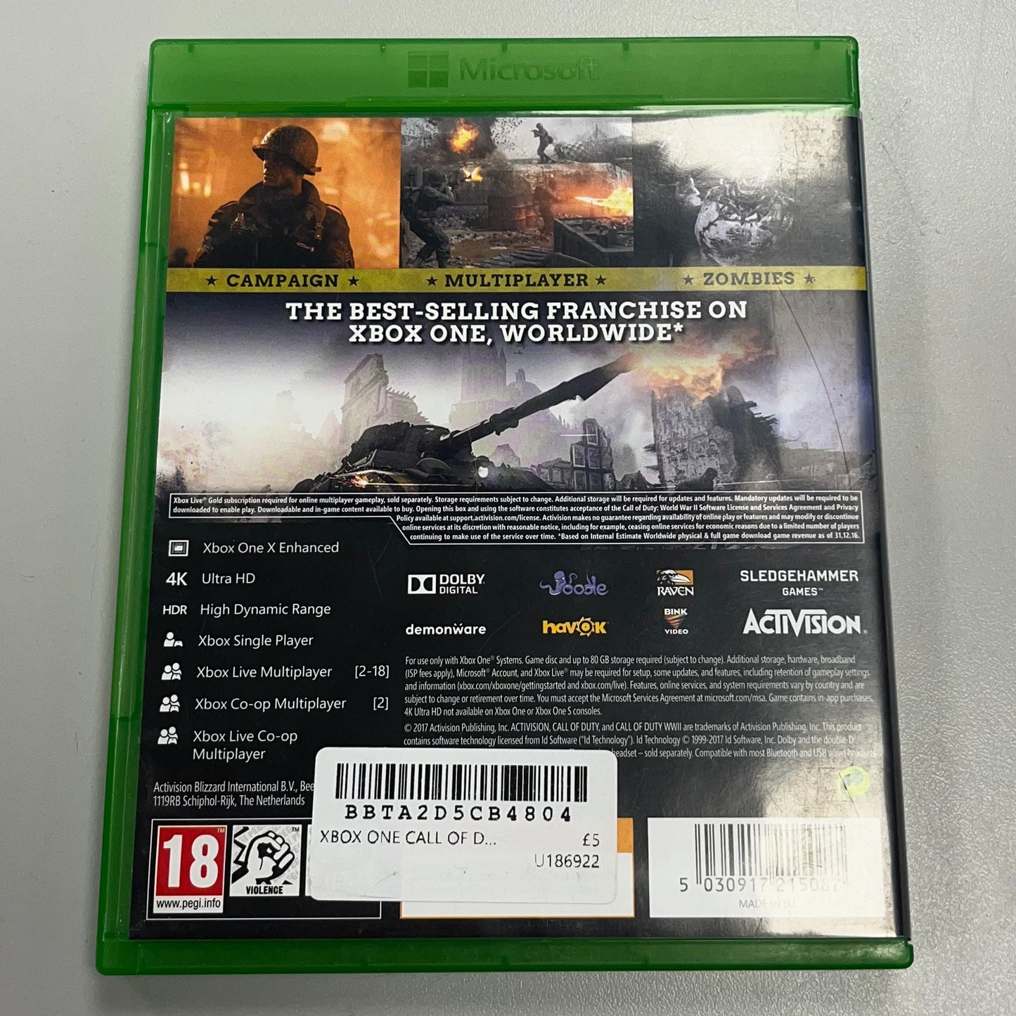 Call of Duty: WWII for Xbox One