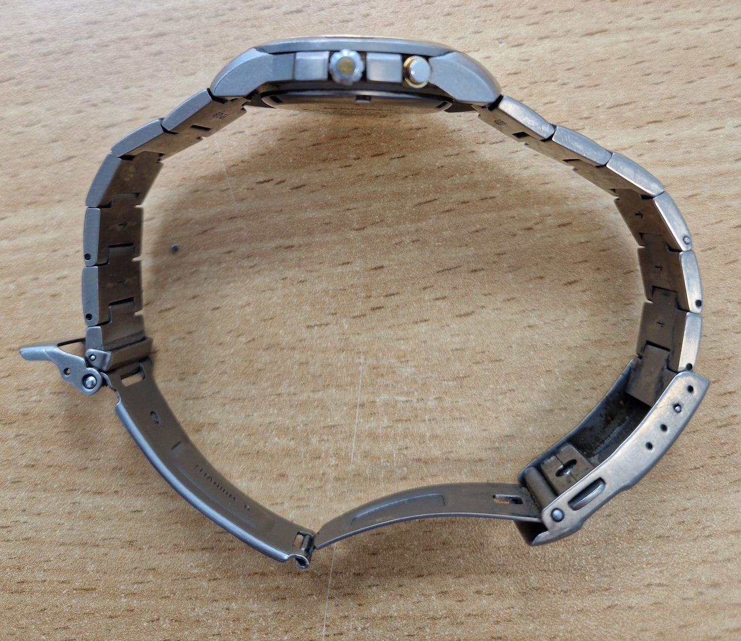 Seiko 5M62-0C10 Kinetic Watch - Titanium - 12M Warranty - Worn Condition - Money Maker