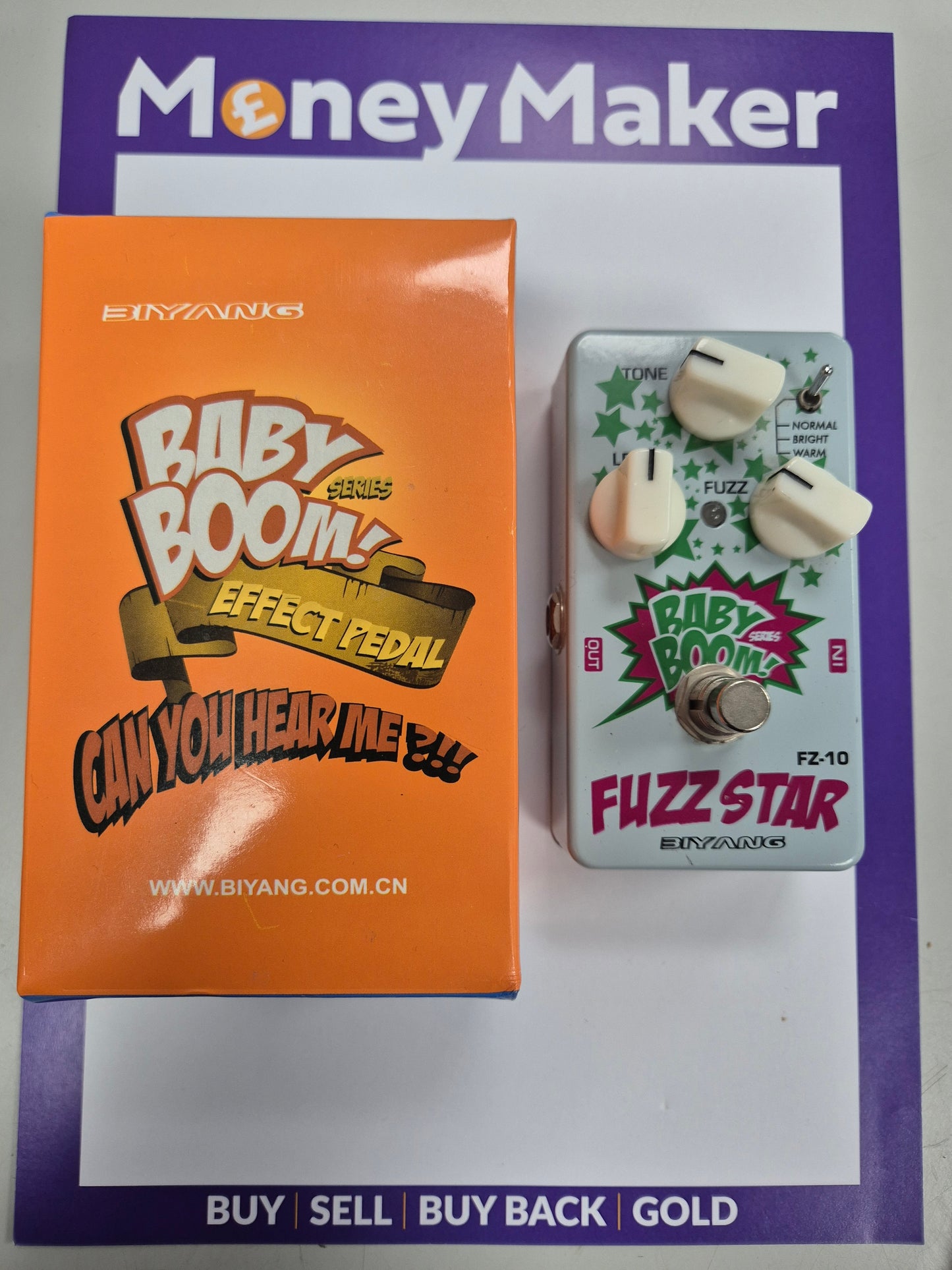 BIYANG BABY BOOM FUZZ STAR GUITAR PEDAL