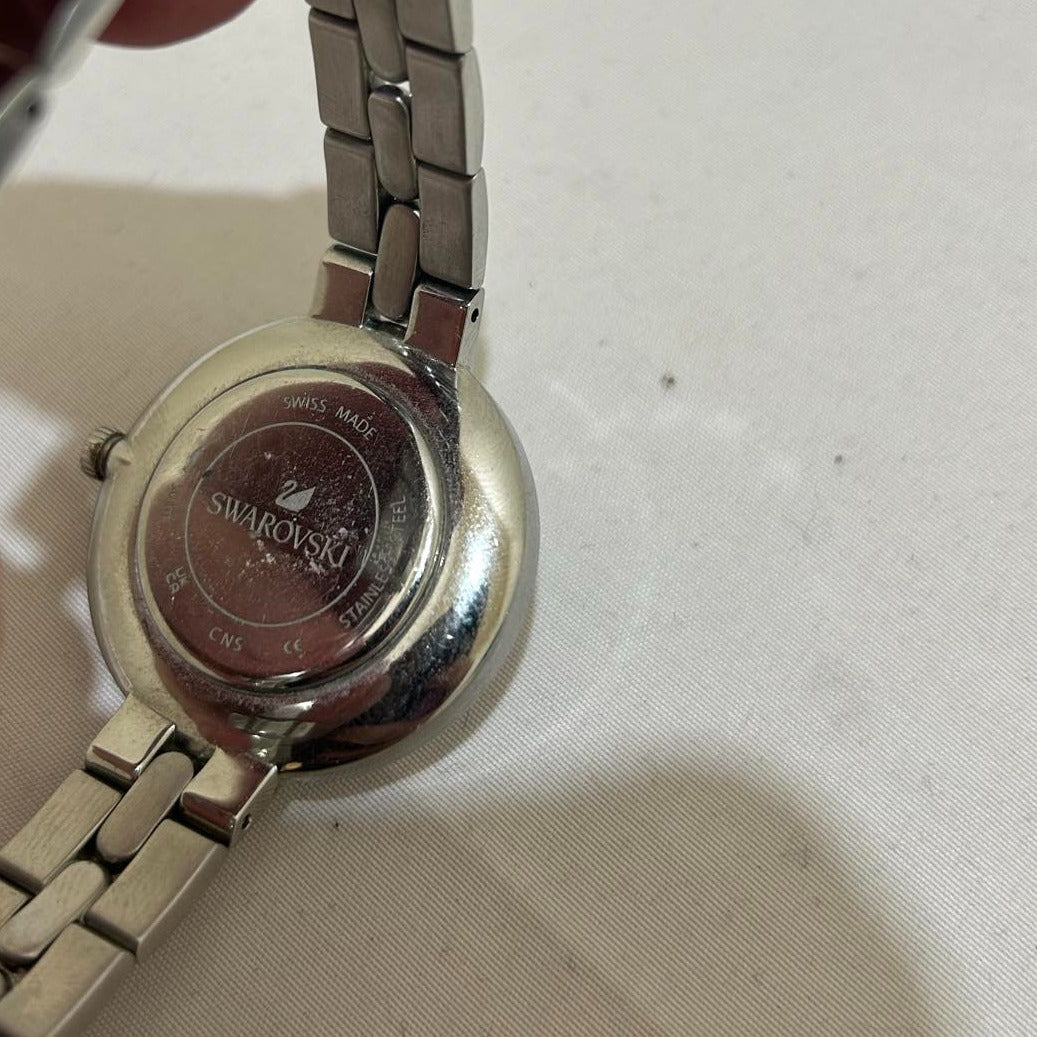 Swarovski Ladies Watch - Silver tone & Crystal Bezel