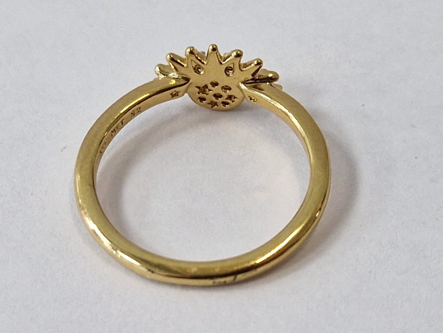 Pandora Sparkling Sun Ring - Size 52