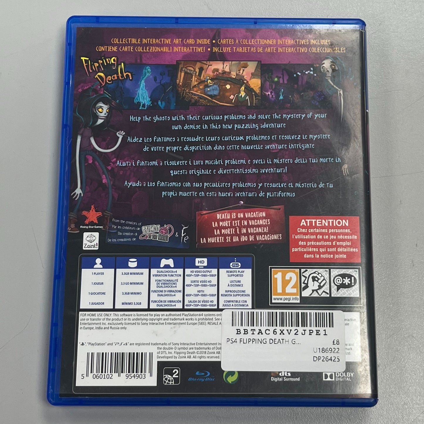 PS4 FLIPPING DEATH GAME