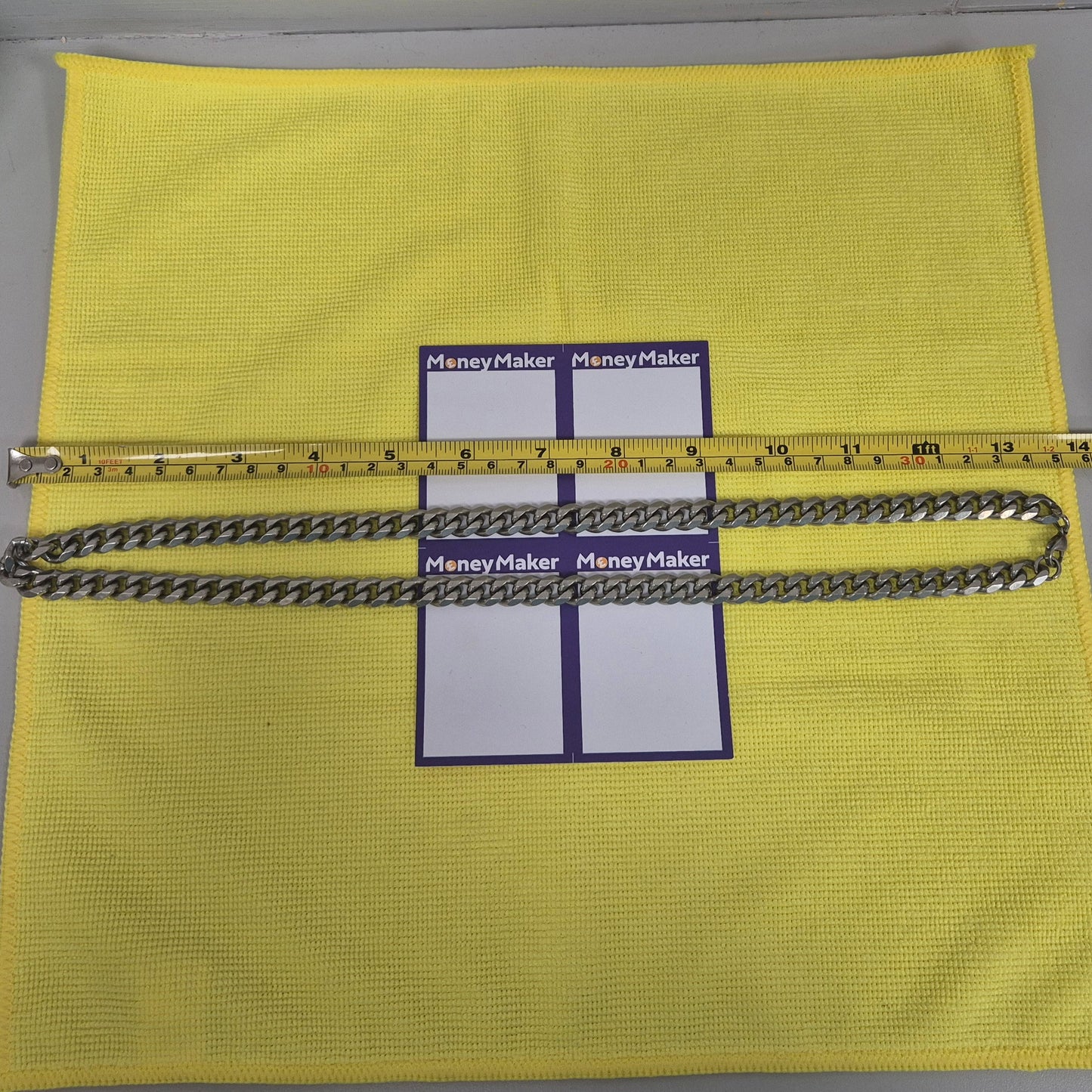 BASE METAL CLOSE-LINK CURB NECKLACE