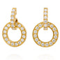 18CT Gold Ear Rings with diamond