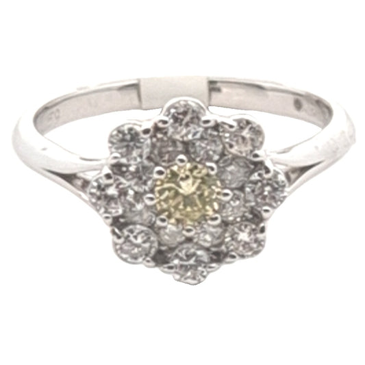 Platinum  0.76ct Diamond Ring A371NJ20