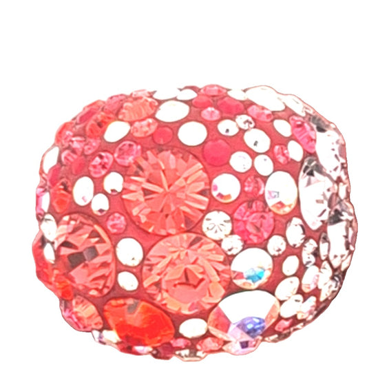 Swarovski Red Crystal Cinderella Gold Tone Ring - Money Maker 