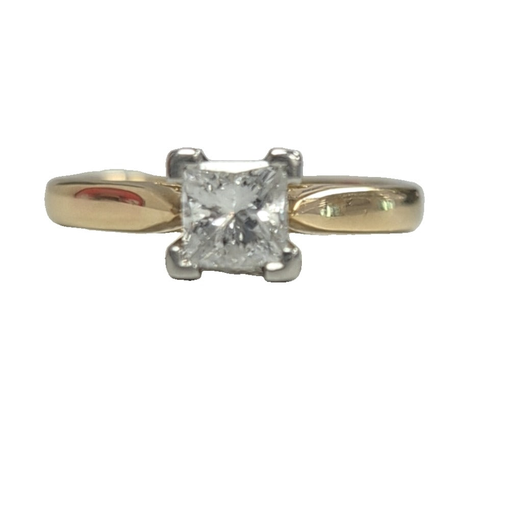 18ct diamond ring Size I