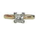 18ct diamond ring Size I