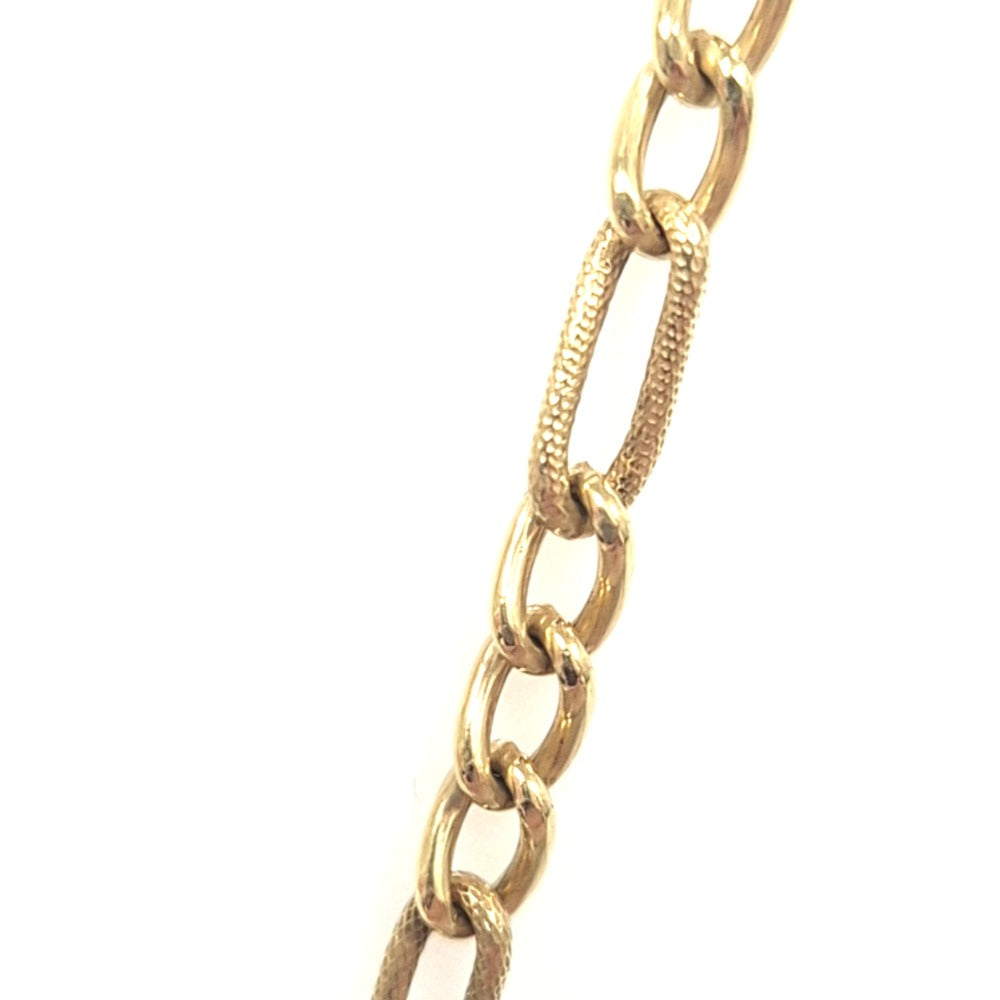 9CT Figaro Chain Necklace