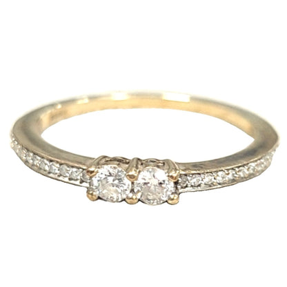 Diamond Ring 9ct Size L