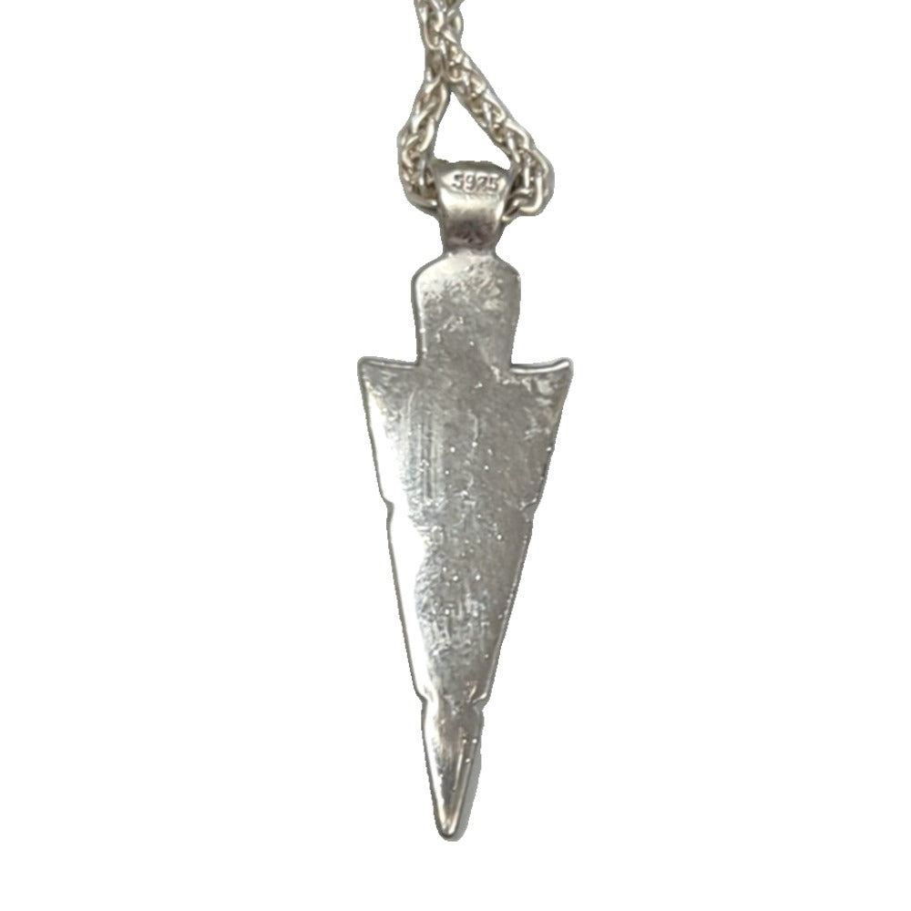 Silver Chain with V Shape Pendant