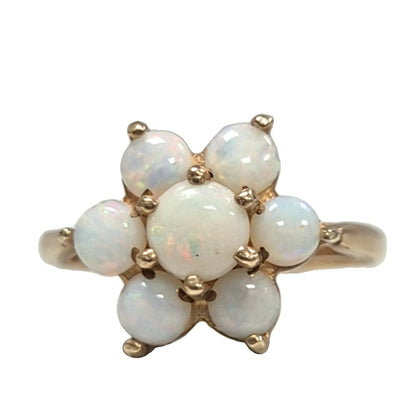 9CT Gold and Opal Ring Size M