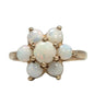 9CT Gold and Opal Ring Size M