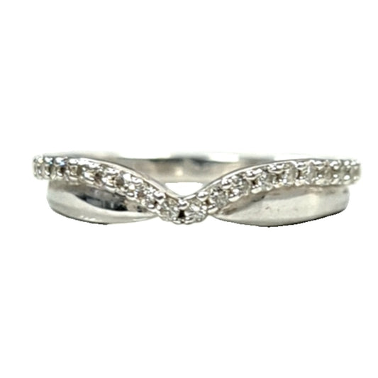 9CT Diamond Ring Size M