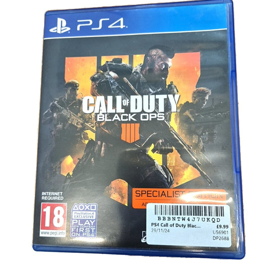 PS4 Call of Duty Black Ops