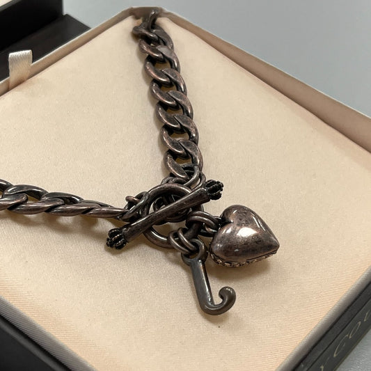 Juicy Couture Hematite Cooper Necklace