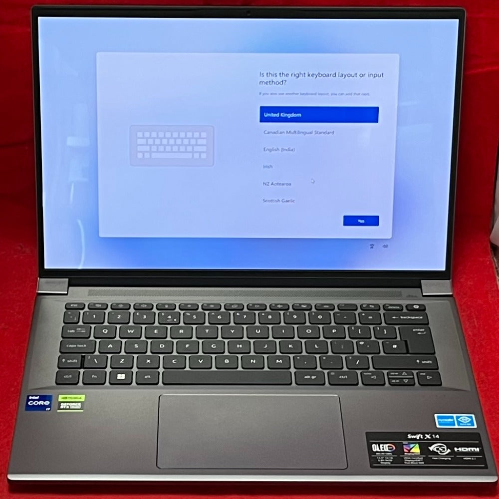 Acer Swift X 4050 gaming laptop