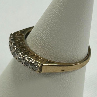 9CT Gold & Diamond Eternity Ring - Size N