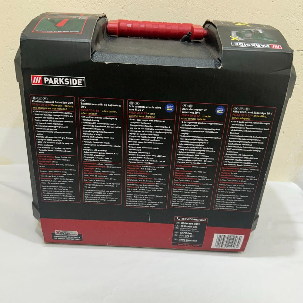 Parkside Cordless Jigsaw & Sabre Saw 20v