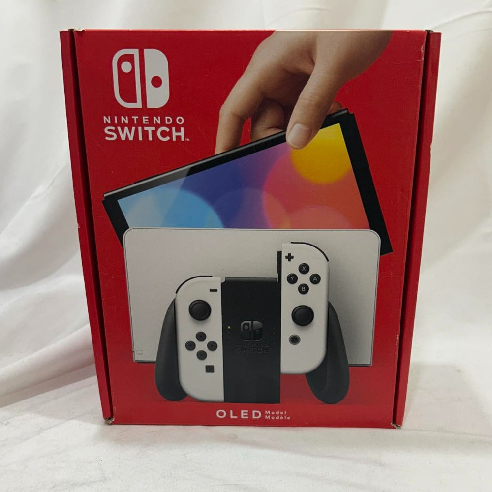 Nintendo Switch OLED Console Boxed (With 2 racing Controllers)