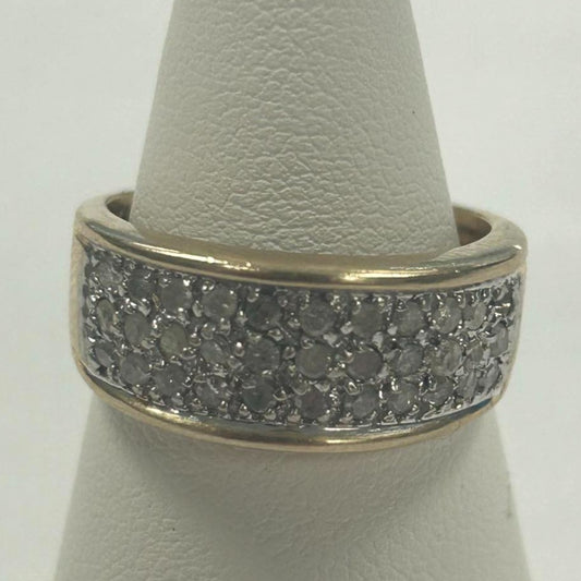 9CT Gold & 0.50 Diamond Ring - Size N