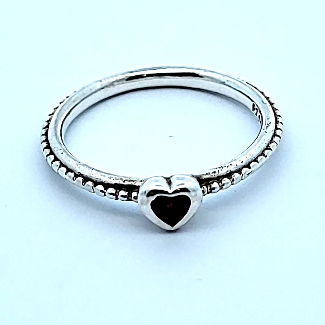 Pandora Heart Ring Sterling Silver 925 Size M - My Money Maker 