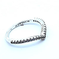 Pandora Wishbone Sterling Silver Ring Size J - My Money Maker 