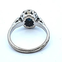 Diamond and Black Stone Ring Size M - Money Maker 