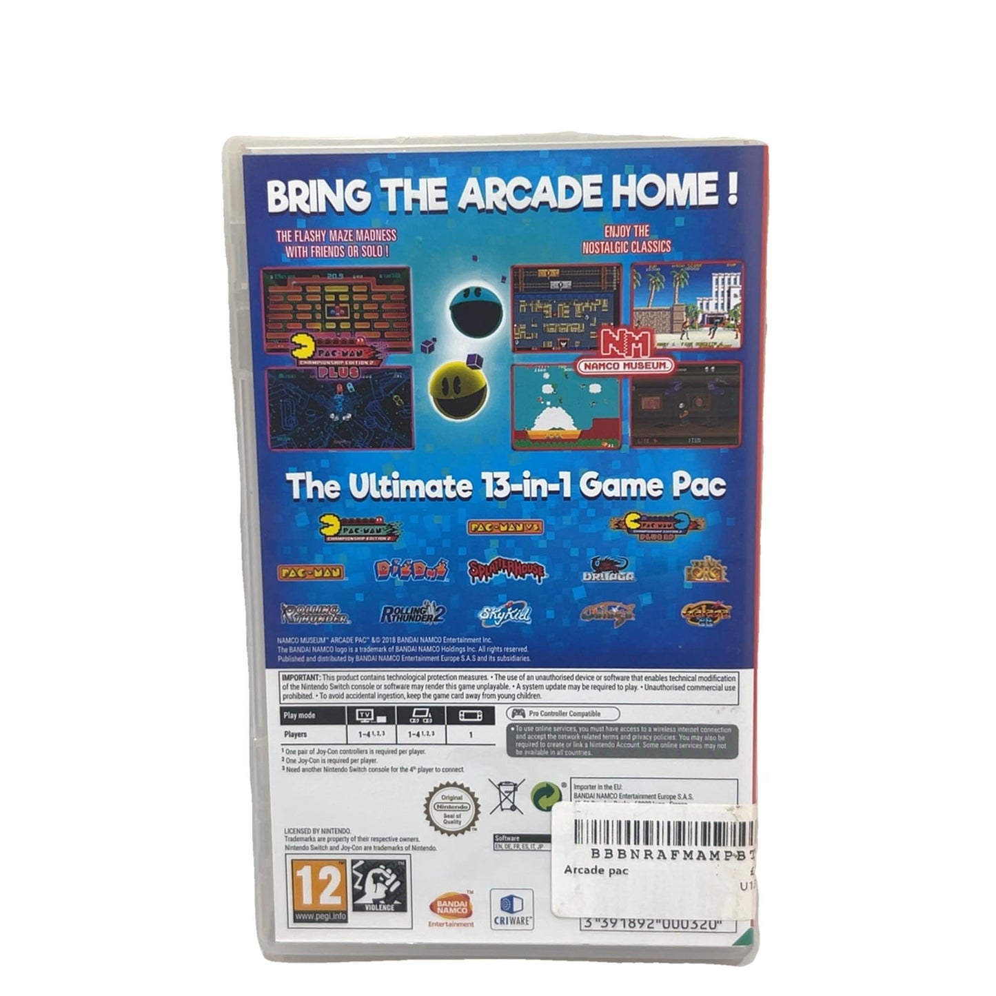 Arcade Pac for Nintendo Switch