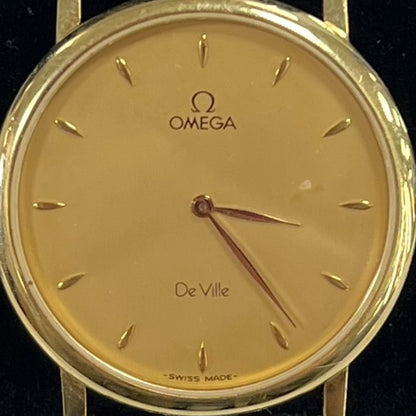 Omega De Ville 18ct Watch - Alligator Strap