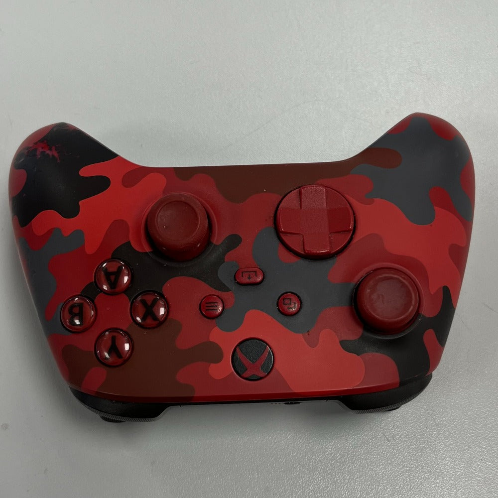 Red Camo Xbox Controller