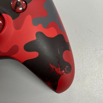 Red Camo Xbox Controller