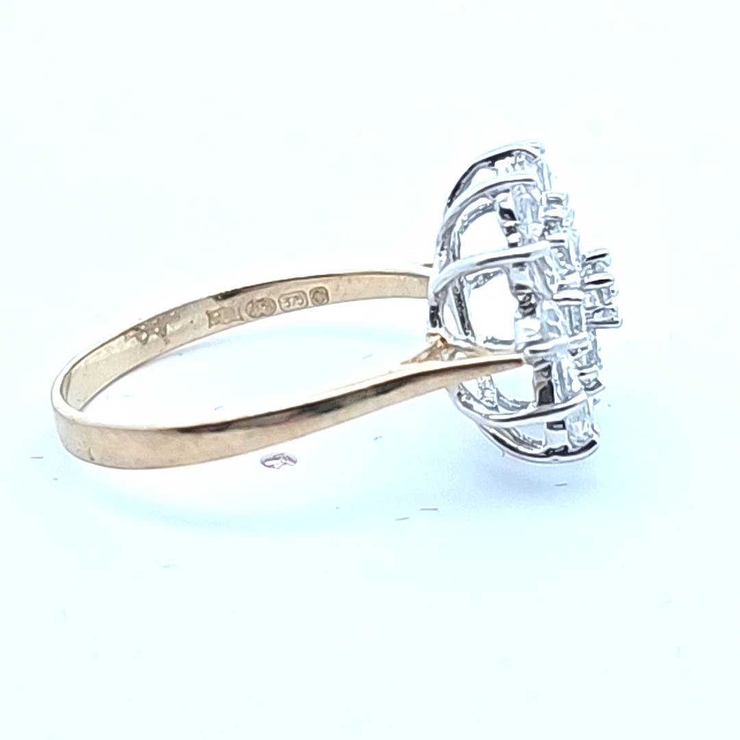 9ct Gold Ring Size N - My Money Maker 