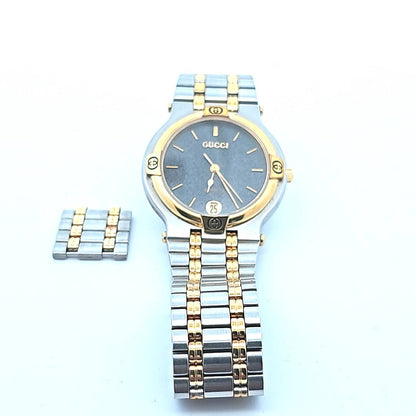 GUCCI Ladies Watch - Black face date time 075-470 - My Money Maker 