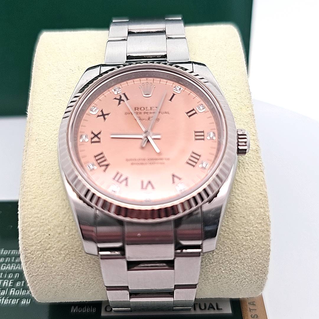 Rolex Oyster Perpetual M135746 Rose Colour Face - My Money Maker 