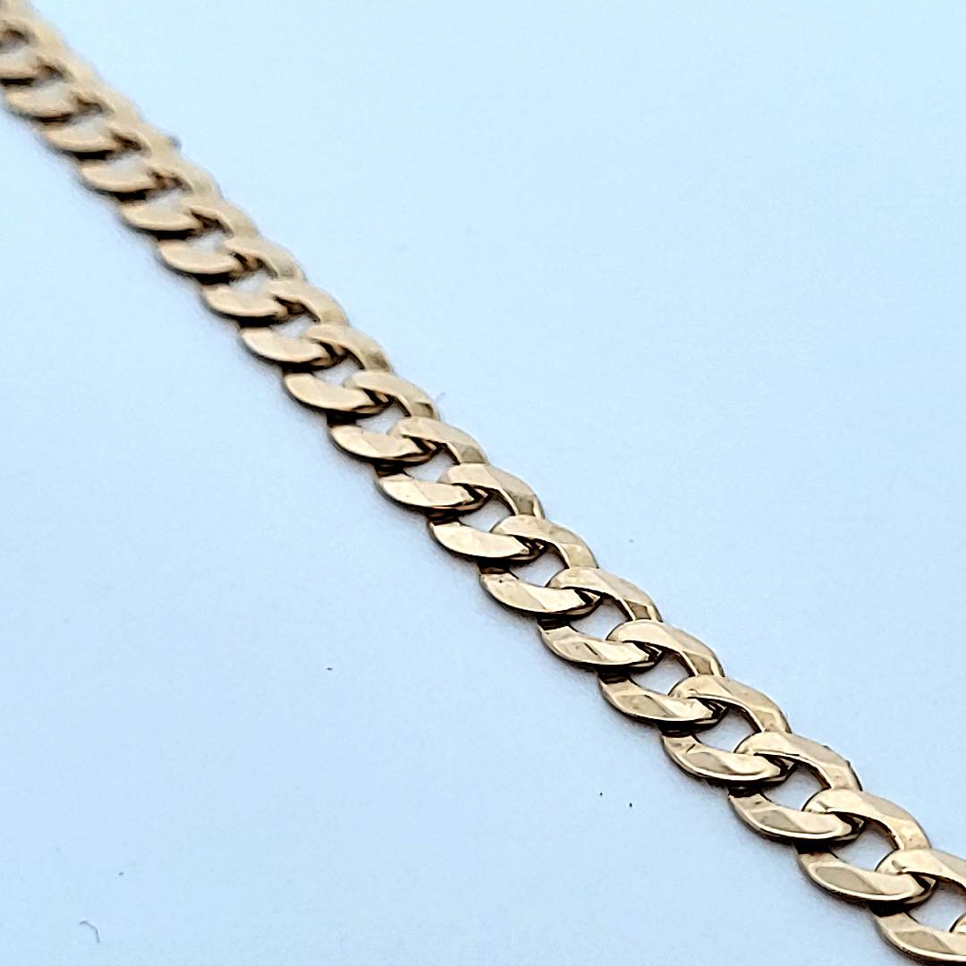 9ct Yellow Gold Curb Chain 24" - My Money Maker 