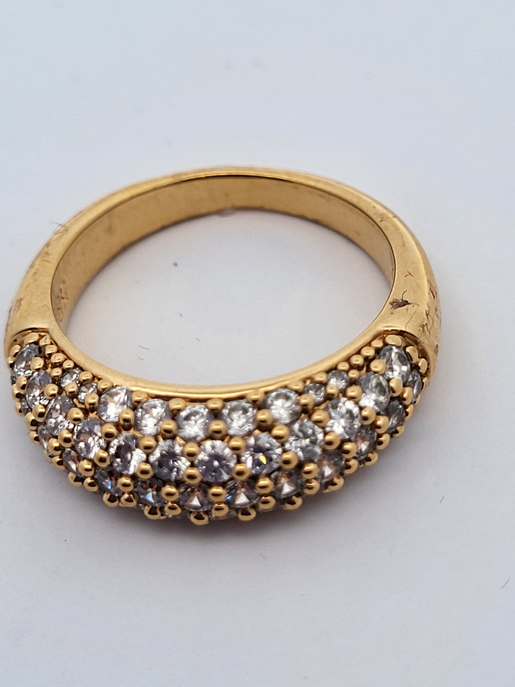 Yellow Gold Band Ring 9 Carat Size P - My Money Maker 