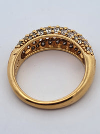 Yellow Gold Band Ring 9 Carat Size P - My Money Maker 