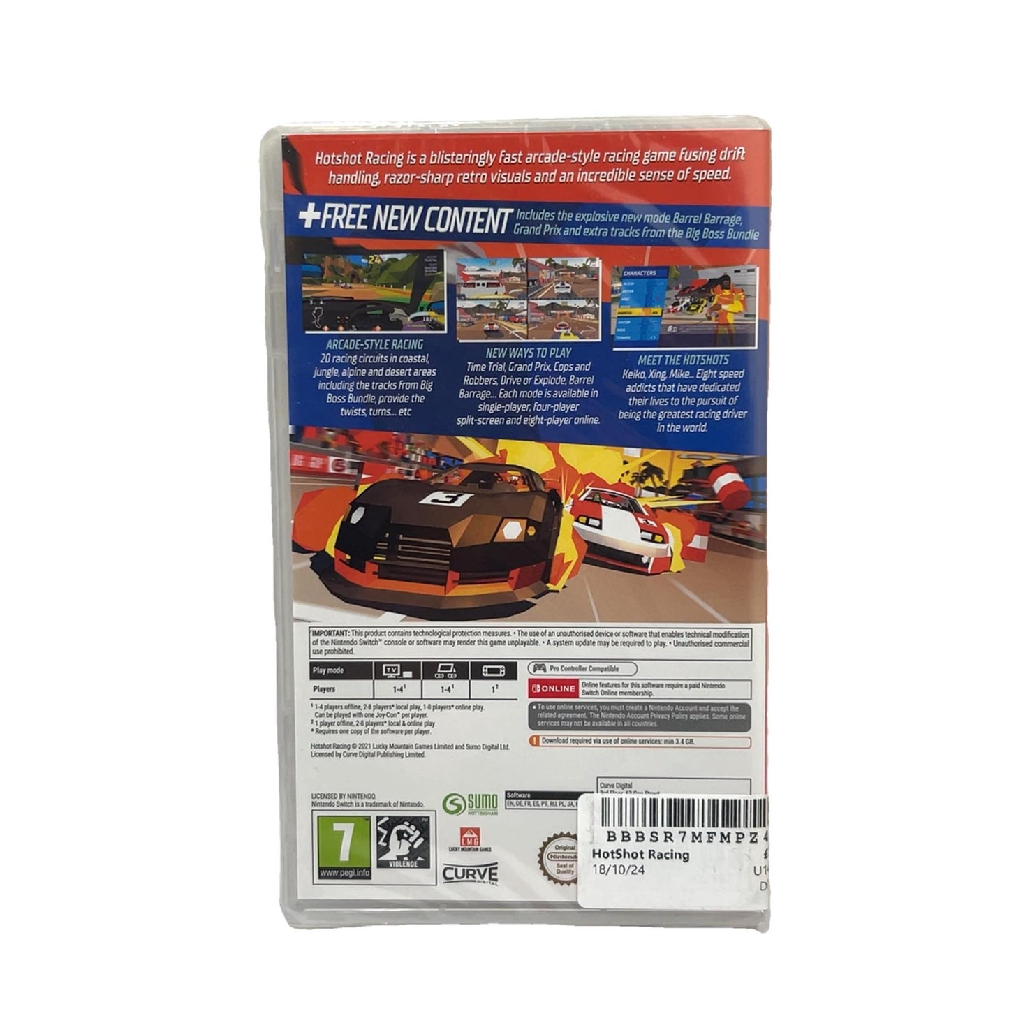 Hotshot Racing for Nintendo Switch (sealed)
