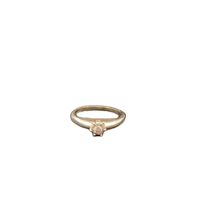 9CT Gold & 0.10 Ct Diamond Ring - Size L