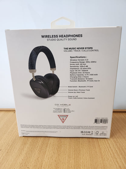 CG Mobile Guess Bluetooth Headphones - Sealed