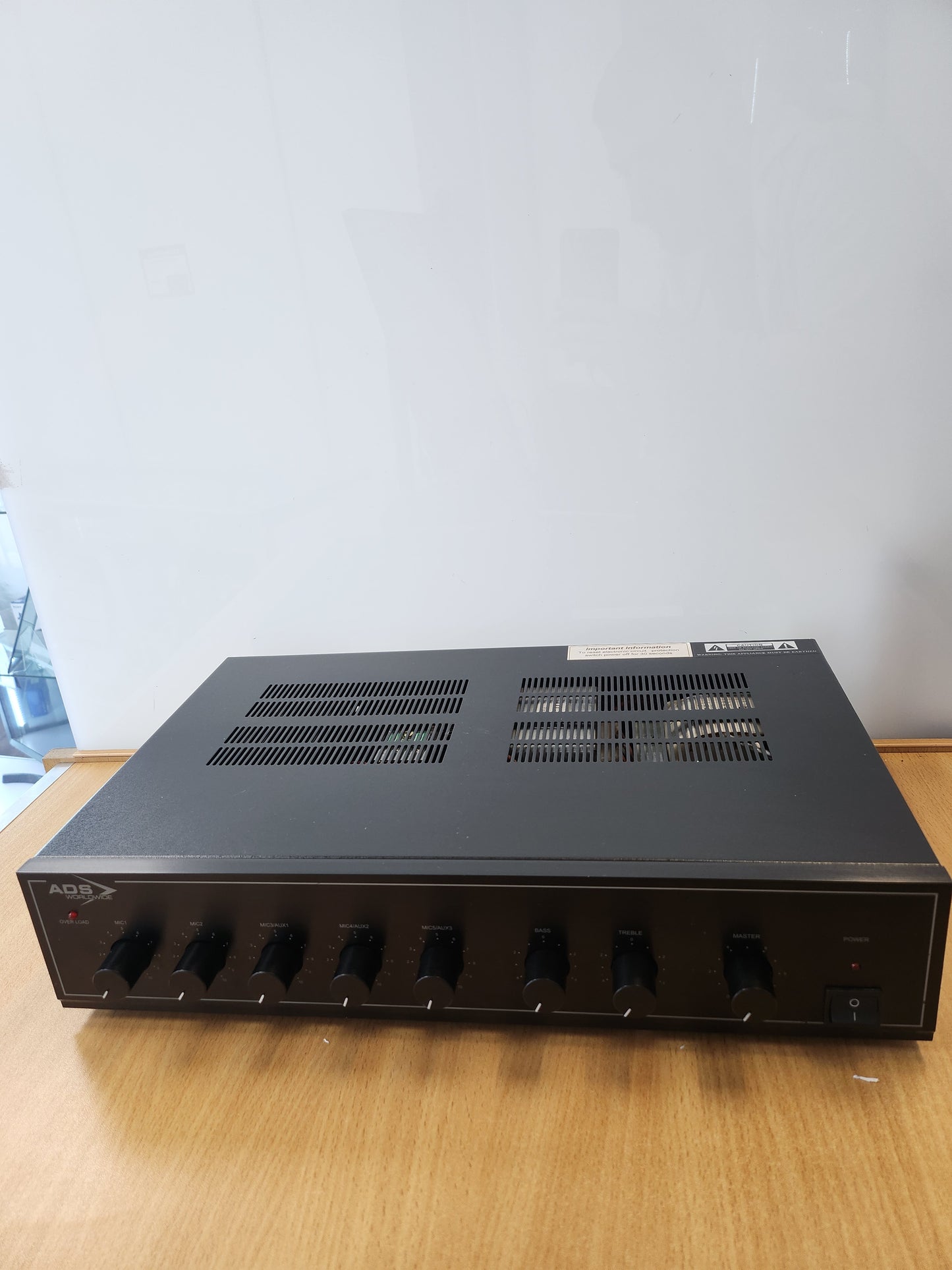 ADS Worldwide ADS3120 Amplifier – High-Performance Audio Power