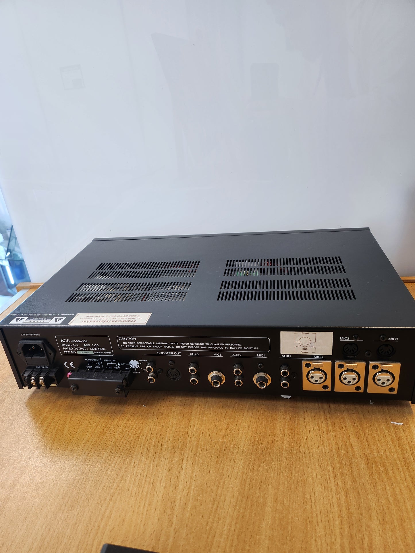 ADS Worldwide ADS3120 Amplifier – High-Performance Audio Power