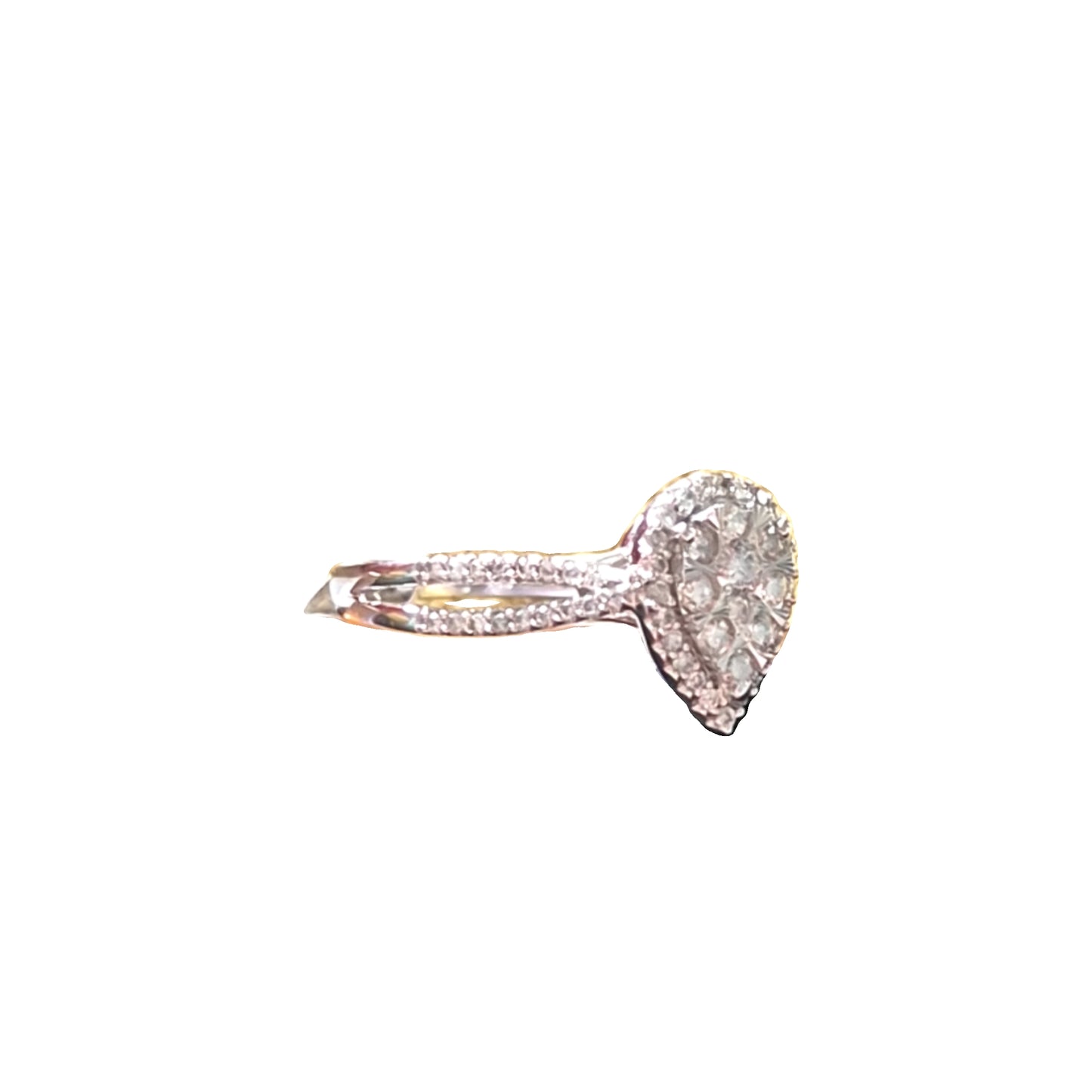 9CT Gold & 0.5Ct Diamond Ring - Size N
