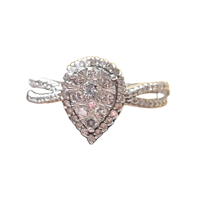 9CT Gold & 0.5Ct Diamond Ring - Size N