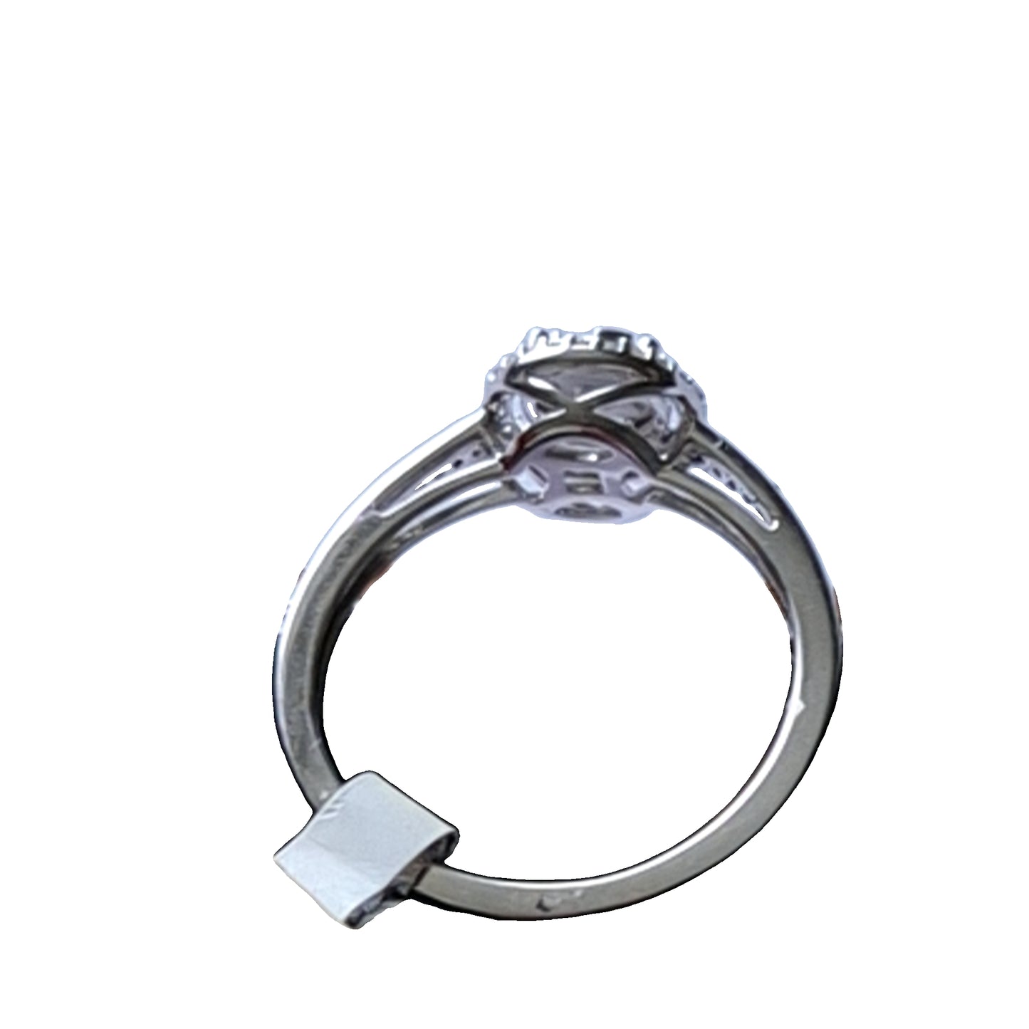 B824RO8 9K GOLD AND DIAMOND .25ct RING SIZE P
