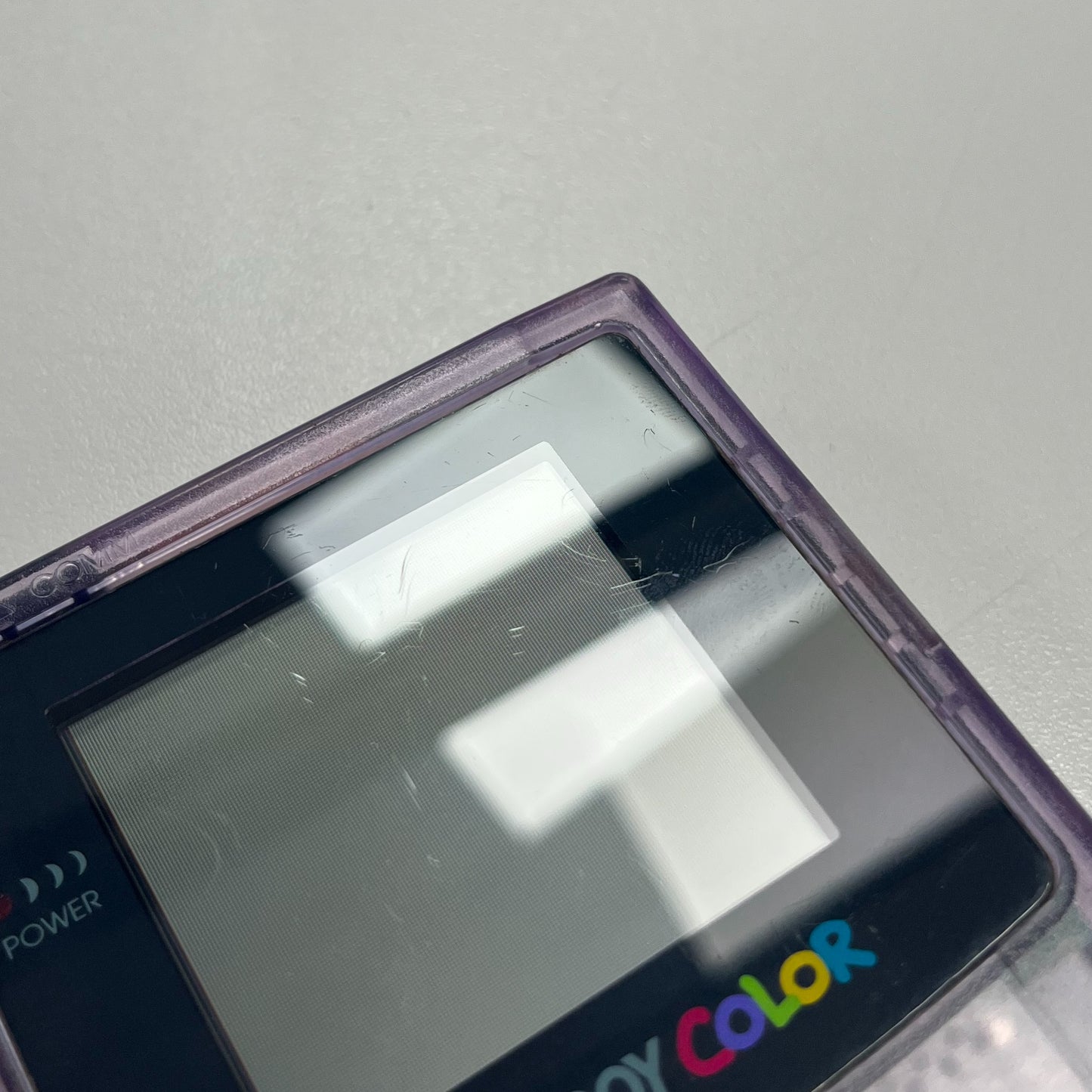 GAMEBOY COLOUR PURPLE/CLEAR
