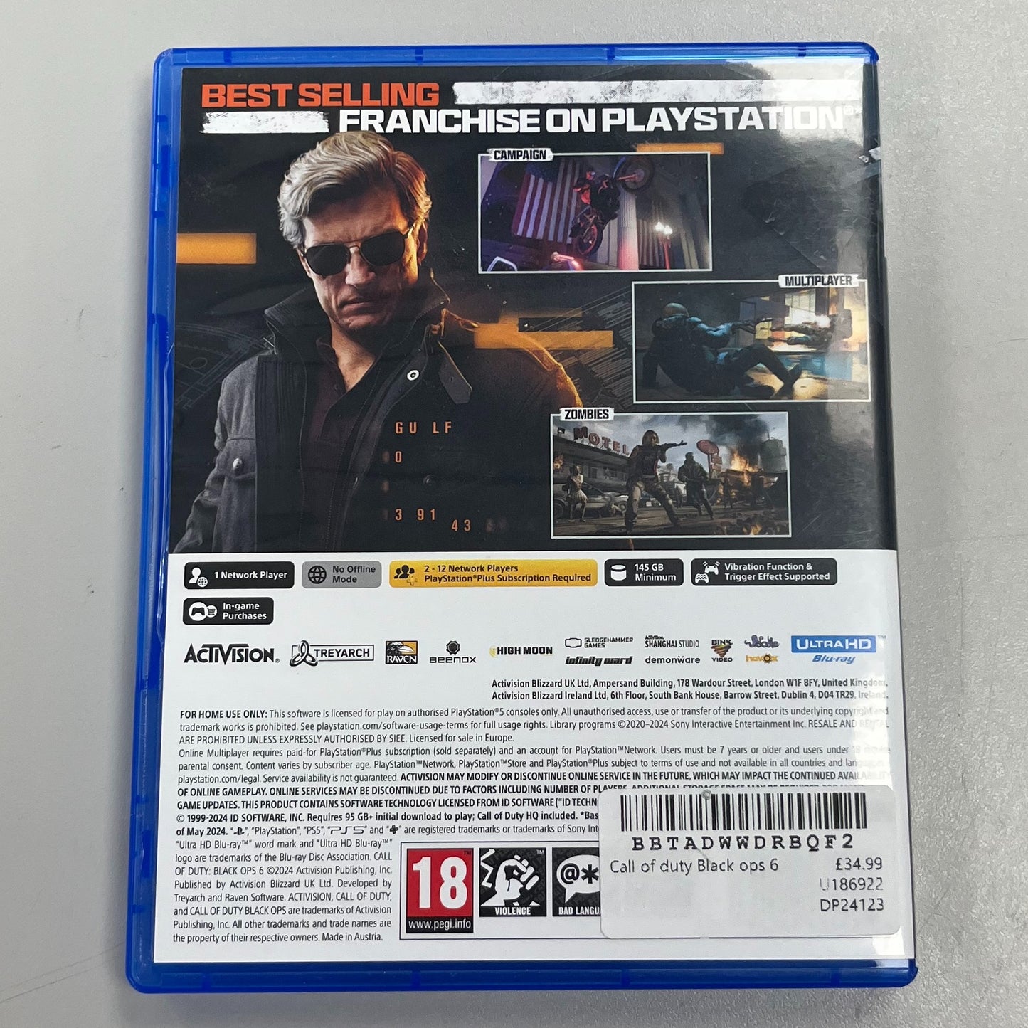 Call of duty Black ops 6 for PlayStation 5