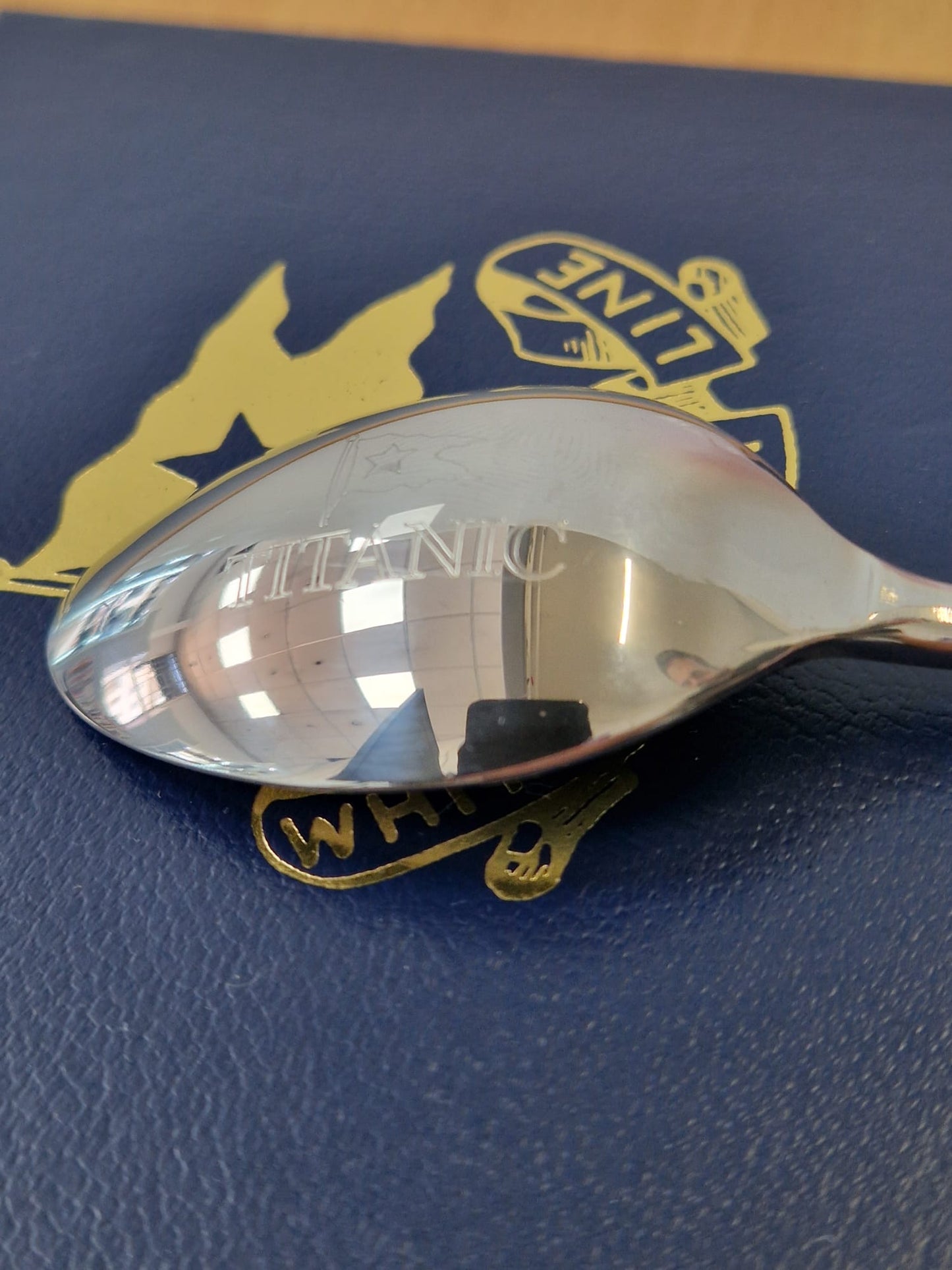 Vtg Titanic Millvina Dean Spoon Boxed w/ Cert Arthur Price White Star Line